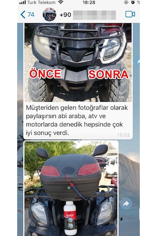 Kraftech Buharlı Araba Far Temizleme Seti 12 Volt