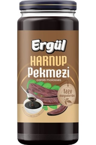 Ergül Üzüm Ve Harnup Keçiboynuzu Pekmezi 600 Gr Cam 2 Li Set