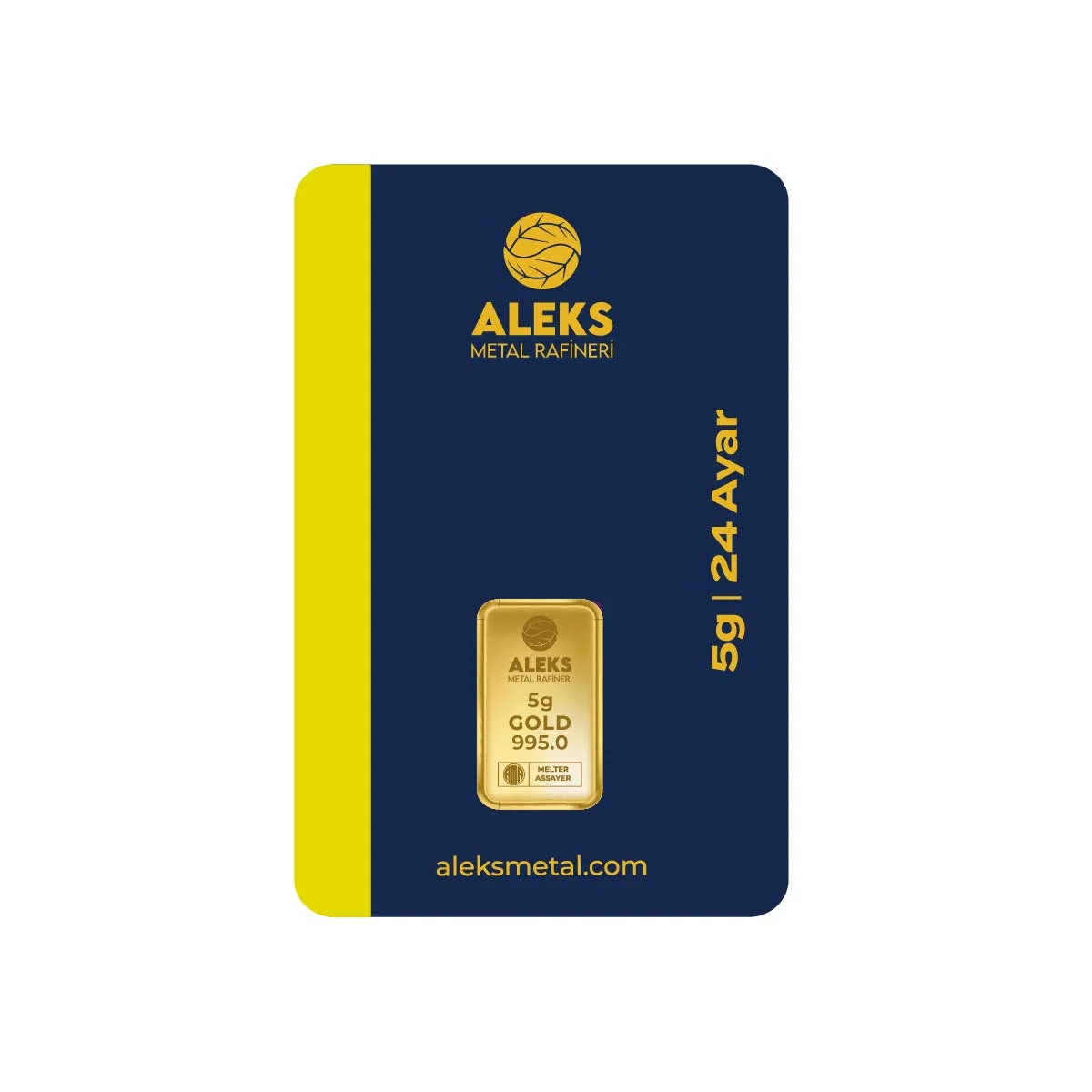 Agakulche 5 Gr 995 24 Ayar Amr Külçe Altın