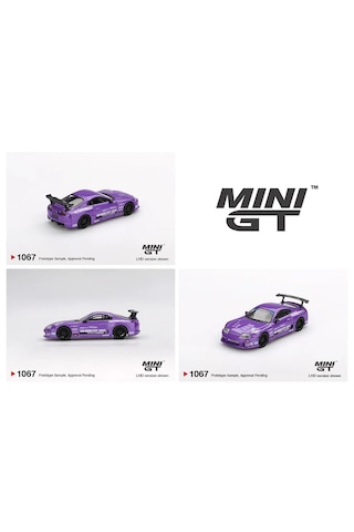 Mini Gt 1/64 Toyota Supra A80 Top Secret Gt-300 Top Secret Purple 1067