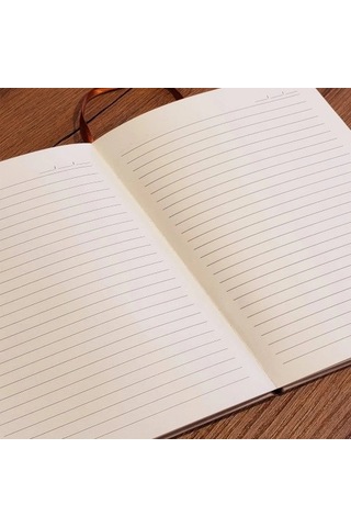 Hubrendy Emin Desenli Gri Deri Defter