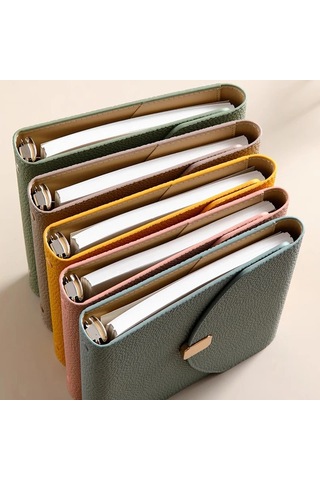 A6 Deri Koruyucu Kılıfbütçe Konektörüflipchart Konektör