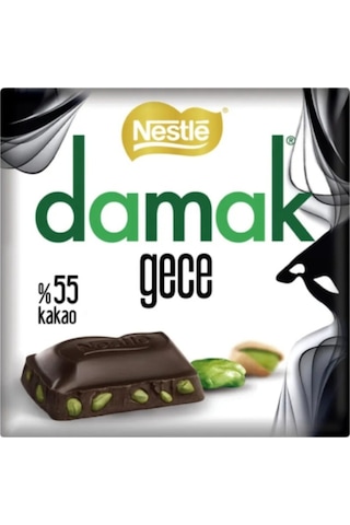 Nestle Damak Gece Antep Fıstıklı Bitter Kare Çikolata 6 x 60 G