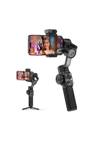 Zhiyun Smooth-5s Aı Combo Yapay Zeka Takip Sensörlü 3 Eksenli Telefon Sabitleyici Gimbal-86785
