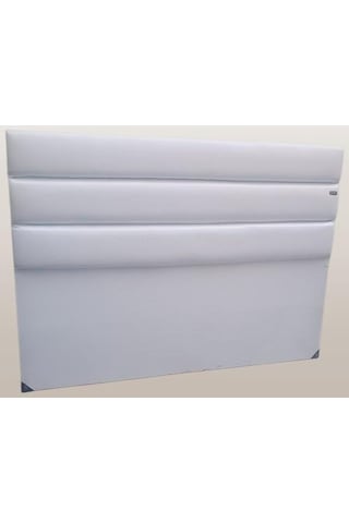 Dk El Yapımı Suni Deri Kumaş Çift Kişilik Başlık Beyaz 150 CM