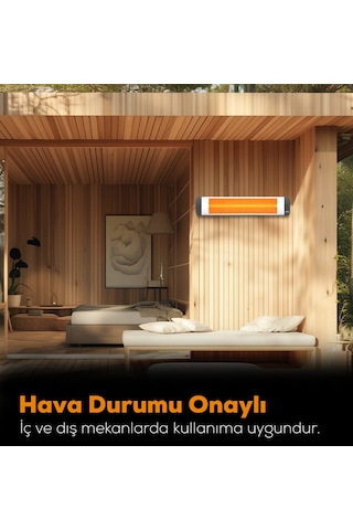 Ufo City CT-23 2300 W Duvar Tipi Infrared Isıtıcı