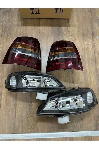 Opel Astra G Sedan Füme Stop + Siyah Far Lambası Set 1998-2004