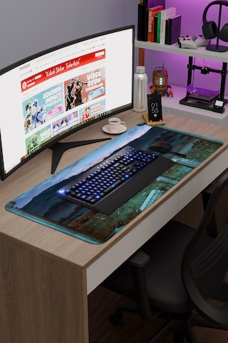 Vinland Saga Anime V2 - 90x40 Xxl Gaming Kauçuk Kaymaz Taban Mouse Pad Fare Altlığı
