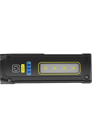 Sones E-smarter Std01 Cob Çalışma Lambası Güç Göstergeli Dış Mekan Acil Durum Onarım Lambası Mıknatıslı Led Mini El Feneri Siyah