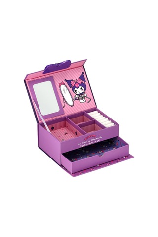 Kuromi Lisanslı Makyaj Kutu Organizer Mor