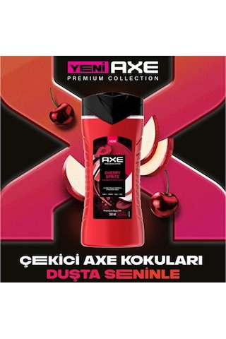 Axe Premium Collection Duş Jeli Cherry Spritz 300 Ml X 2 Adet PKT.AXE.028 Diğer
