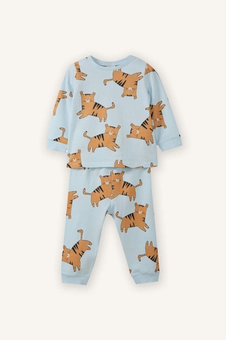 Defacto %100 Pamuklu Kaplan Desenli 2'li Pijama Takımı Erkek Bebek G8834A526SP