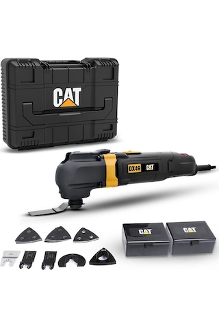 Cat Dx49.1 350watt Profesyonel Çok Amaçlı Devir Ayarlı Kesme Raspalama Ve Zımpara + 14 Adet Aksesuar