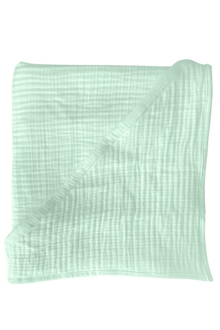 Joyous Mom Kids Organik Muslin Banyo Kese Ve Havlu Seti Mint