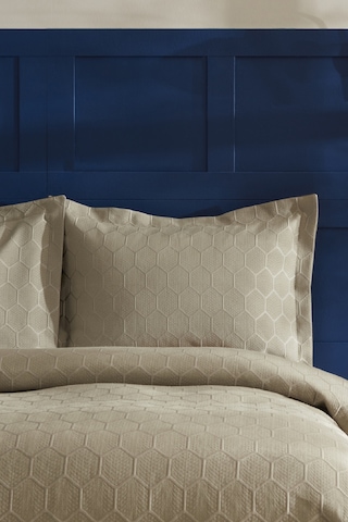 Nautica Home Polygon Tek Kişilik Yatak Örtüsü Seti Haki