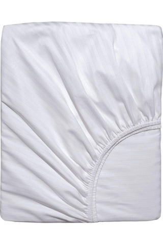 Varol Tek Kişilik Fitted Pamuk Saten Çarşaf Takımı - Beyaz