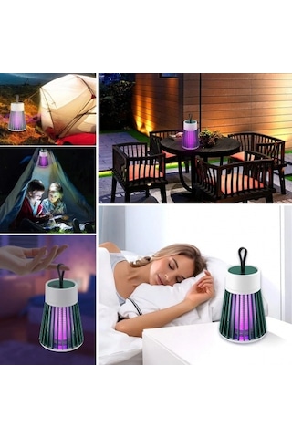 İç Ve Dış Mekanlar İçin Şarjlı Sinek Öldürücü Sivrisinek Kovucu,uv Işıklı Sineksavar Taşınabilir Gec