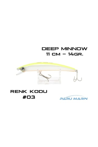3410 Deeplure Deep Minnow 110Mm 14Gr Renk: 03 (547172281)