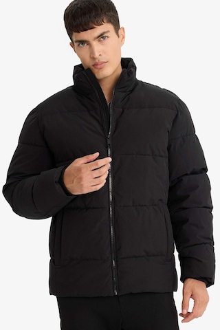 Defacto Su İtici Regular Fit Dik Yaka Fermuarlı Cepli Mont E9991ax25wnbk27 Siyah-bk27