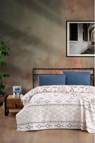 Vionel Home 200x230 Anatolia %100 Pamuk Çift Kişilik Pike Turuncu