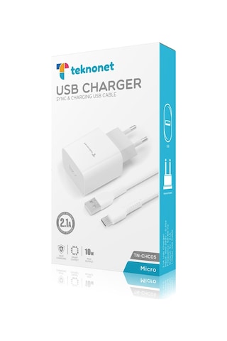 Teknonet 2100 Mah Hızlı Şarj Cihazı Micro Data Kablo (537116295)