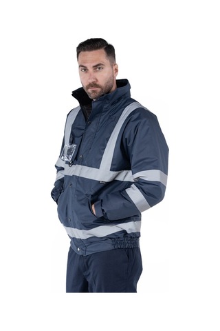 Hi-vis İş Montu Lacivert