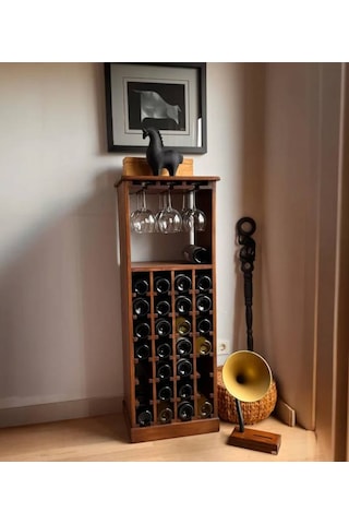 Janisa Masif Ağaç Şaraplık, Içki Dolabı