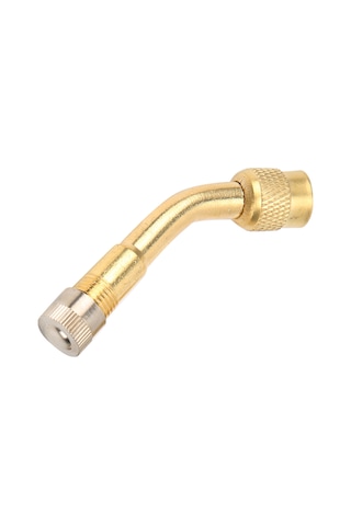 Lemestar Lastik Valfi Uzatıcı Seti 3'lü - 45 90 135 Açıları, Bakır Malzeme, Hava Tıkanıklığı Önleyici, Motosiklet Bisiklet Uyumlu