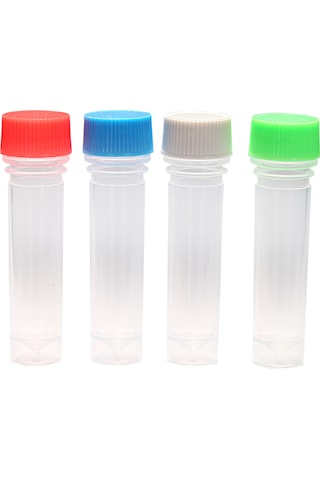 Ahsen Lab. Cryo Tüp Mikro Santrifuj Tüp Nosteril Kendinden Contalı Kapak 1.5 ML 100'lü