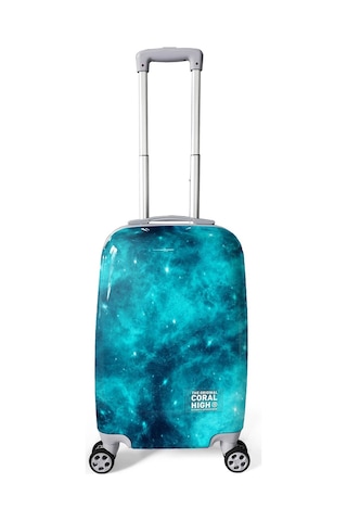 Coral High Renkli Desenli Pc 3'lü Valiz Seti 16830 Yeşil