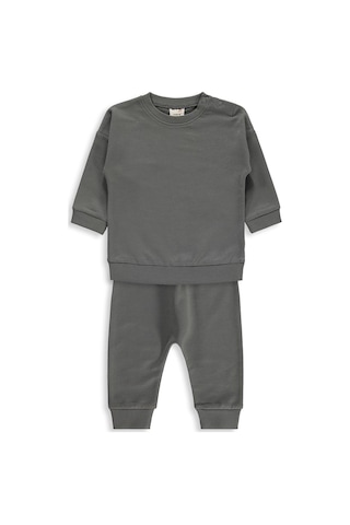 Civil Baby Basic 6-18 Ay Takım - Gri Antrasit