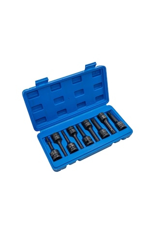 6501 Havalı Uzun Rıbe Uçlu 1/2" Lokma Takımı 9 Parça