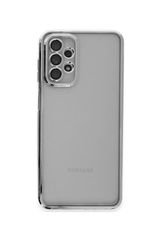 Samsung Galaxy Uyumlu A23 4g Kılıf Razer Lensli Silikon - Gümüş