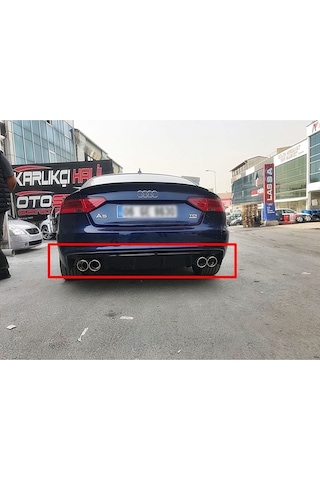 Audi A5 Difüzör Fiberglass Boyasız