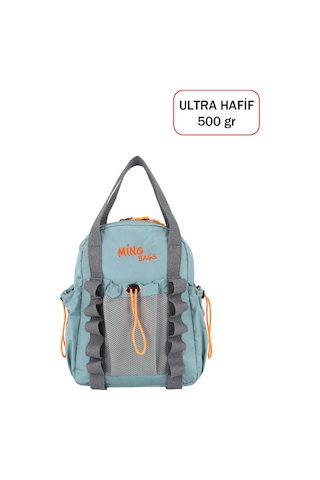 Dada Fonksiyonel Ultra Hafif Su Yeşili Kadın Sırt Çanta El Ve Omuzda Kullanım Yeni Nesil Su İtici Kumaş