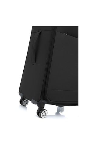 Louisiana Polo Kabin Boy Lüx Kumaş Valiz Siyah 2082 Siyah