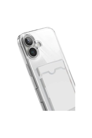 Apple İphone 17 Kart Şeffaf Silikon
