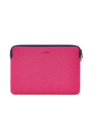 Cote&ciel Mackbook 15" İle Uyumlu Taşıma Kılıfı Tekstil Pink Melange Klasik