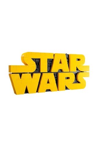 LEGO® Star Wars™ Parçalarla Yapılan Star Wars™ Logosu 75407 - Yetişkinler için Koleksiyonluk ve Dekoratif Model Yapım Seti (700 P)