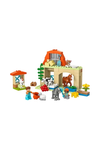 Lego 10416 Duplo Çiftlikte Hayvanların Bakımı 10416 - 2 Yaş & Üzeri Çocuklar İçin Eğitici Oyuncak Yapım Seti 74 Parça