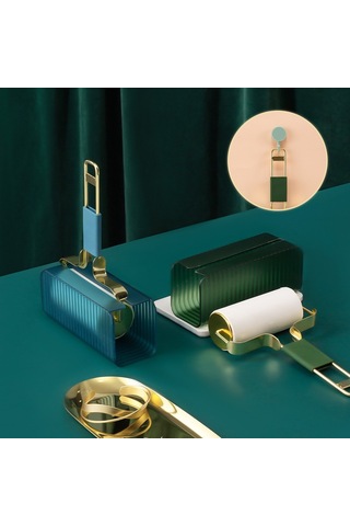 Sones Dövme Demir Giysi Toz Tüy Alma Aparatı Mavi