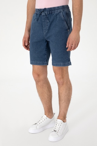 U.s. Polo Assn. Erkek Mavi Şort Jean 50304368-dn0022 Mıd Blue