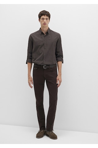 Mavi - Jake Mavi Black Koyu Kahverengi Gabardin Pantolon 0042290686 Kahverengi