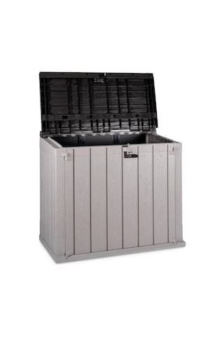 Badepo Toomax Stora Way 840L Bahçe Depolama Sandığı, Dolabı Gri/Antrasit Gri