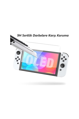 Nintendo Switch Oled 7 İnç Mat Ekran Koruyucu Oyun Konsolu