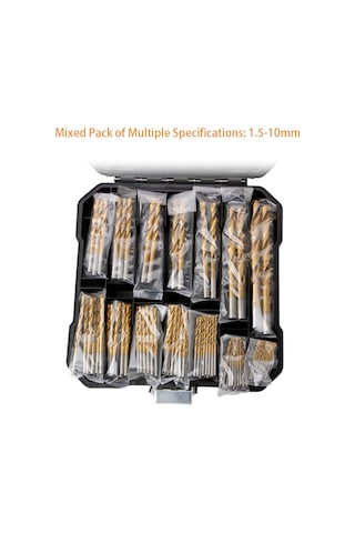 Xindoker Yüksek Hız Çeliği Matkap Ucu Seti - 22x4x2cm Boyut, 740g Ağırlık, 1 Adet