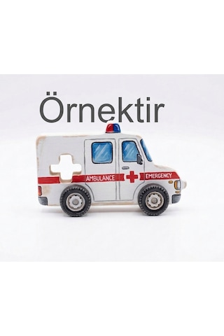 Boyanabilir Ahşap Ambulans