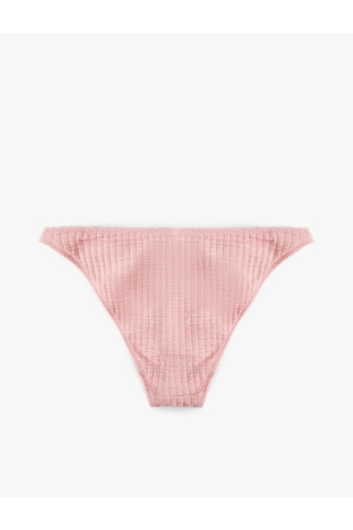 Koton Dokulu Bikini Altı Pembe 5sak00171mm Gül Renği