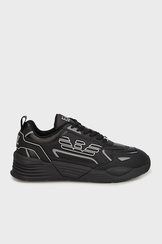 Ea7 Unisex Ayakkabı 7x000306 Af18446 Mc032 Siyah-gümüş Siyah-gümüş