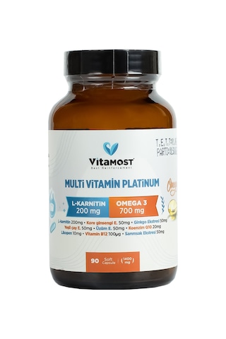 Vitamost Multivitamin Platinum 90 Kapsül